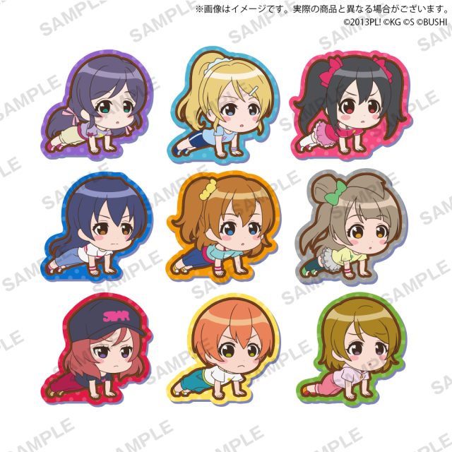 ラブライブ！スクールアイドルフェスティバル ALL STARS カプセルアクリルクリップ μ’s