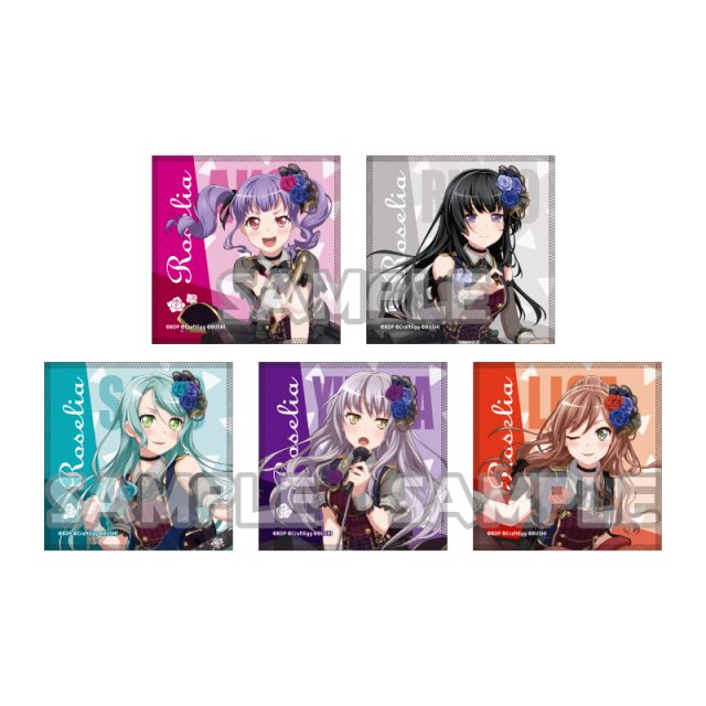 BanG Dream! ガールズバンドパーティ！　カプセルミニタオル　Roselia