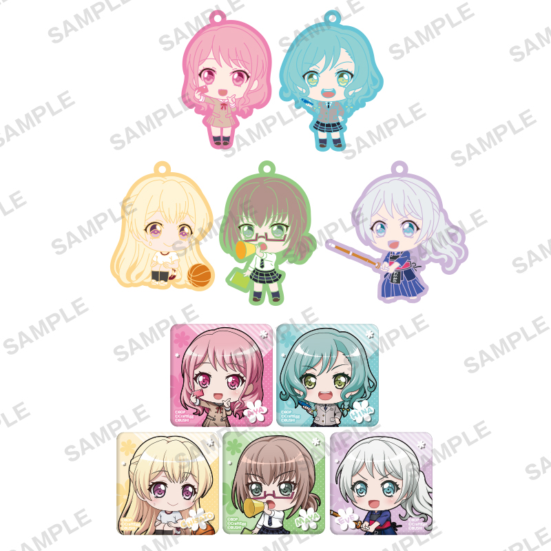 BanG Dream! バンドリ　たまみくじ　缶バッジ　ロゼリア　5種セット 劇場版「BanG Dream! Episode of Roselia Ⅱ : Song I am