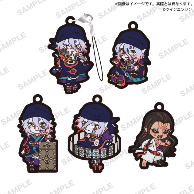 『劇場版モノノ怪』　薬売りがいっぱいカプセルラバーストラップ