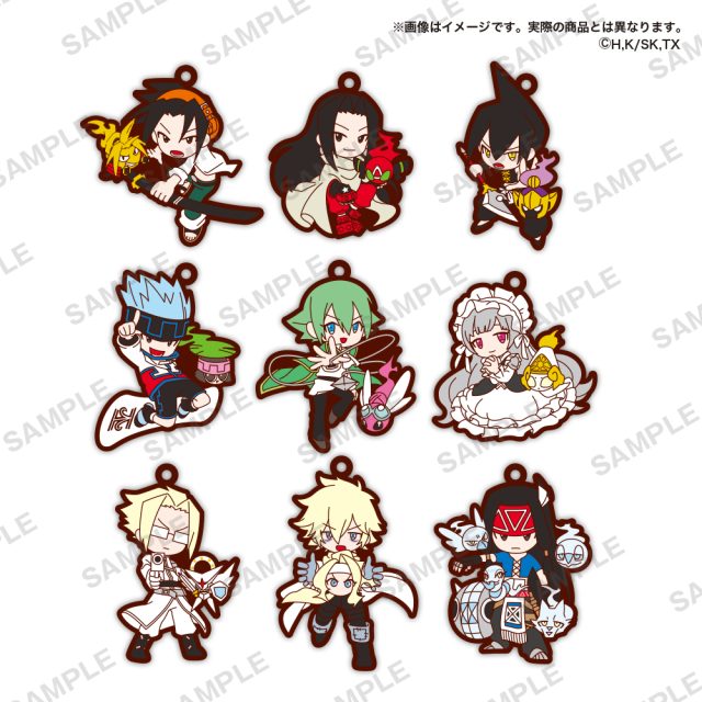 SHAMAN KING　カプセルラバーストラップ