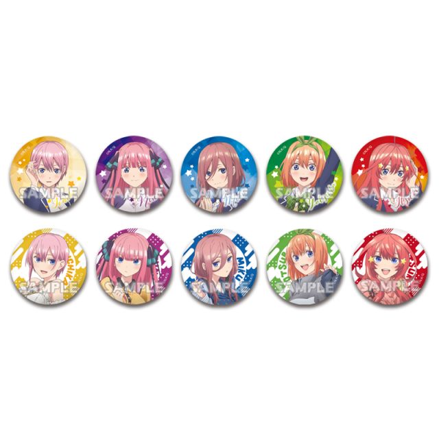 五等分の花嫁　カプセル缶バッジ