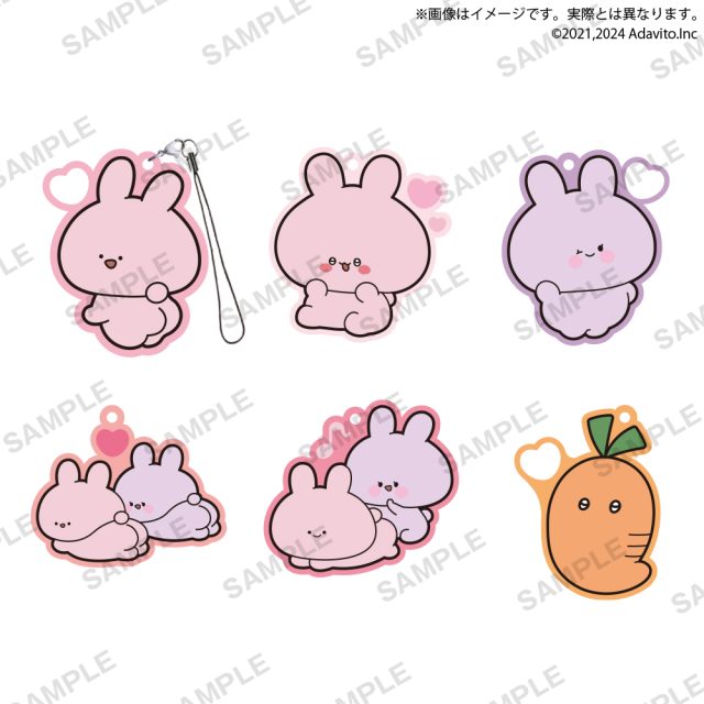 あさみみちゃん　カプセルラバーストラップ