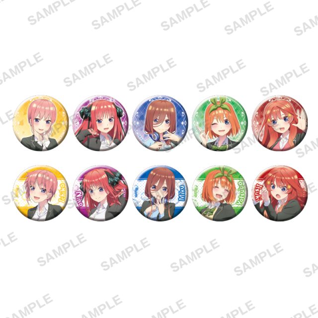 五等分の花嫁∬　カプセル缶バッジvol.2