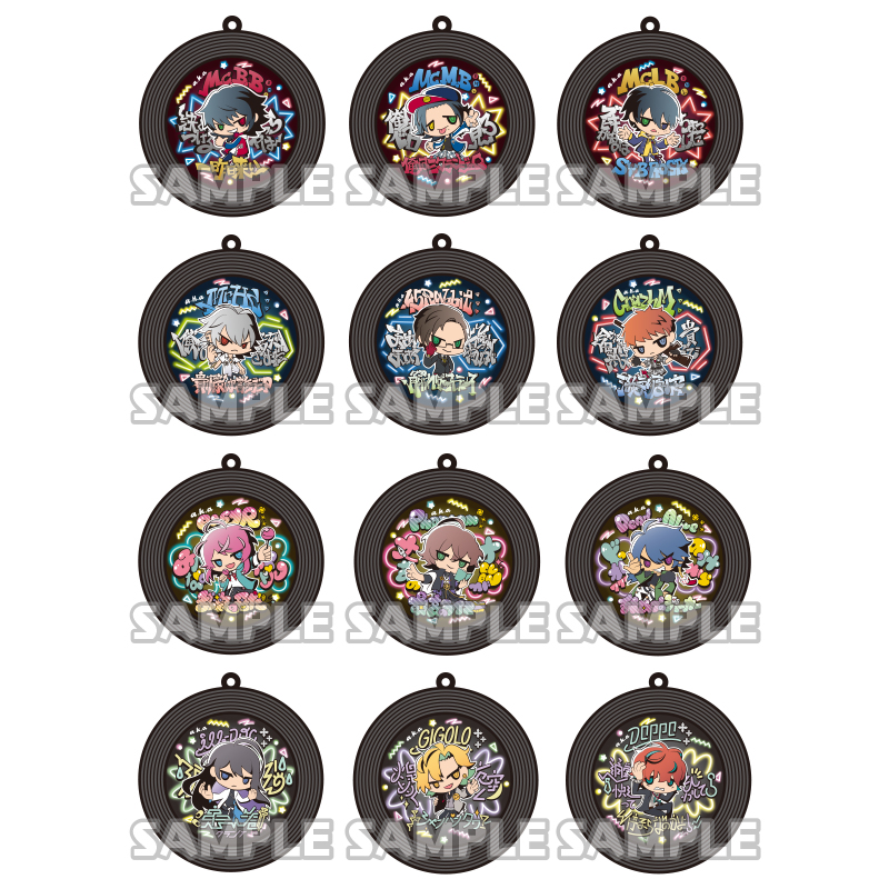 ヒプマイ サンリオリミックス レコード風ラバーストラップ｜商品