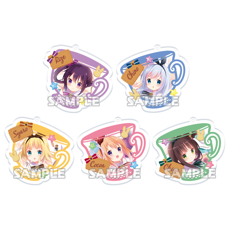 ご注文はうさぎですか？？ アクリルストラップ｜商品情報｜ブシカプ
