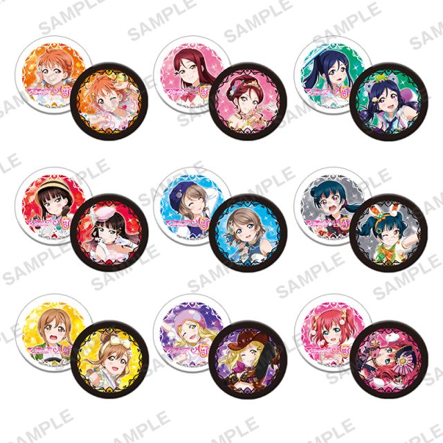 ラブライブ！スクールアイドルフェスティバル ALL STARS　リバーシアクリルマグネット　Aqours