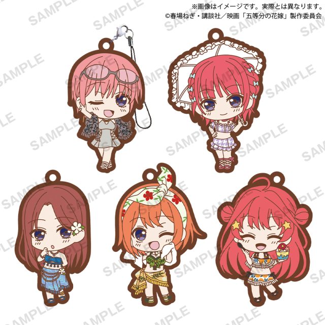 映画 五等分の花嫁 カプセルラバーストラップ Sweet Memories