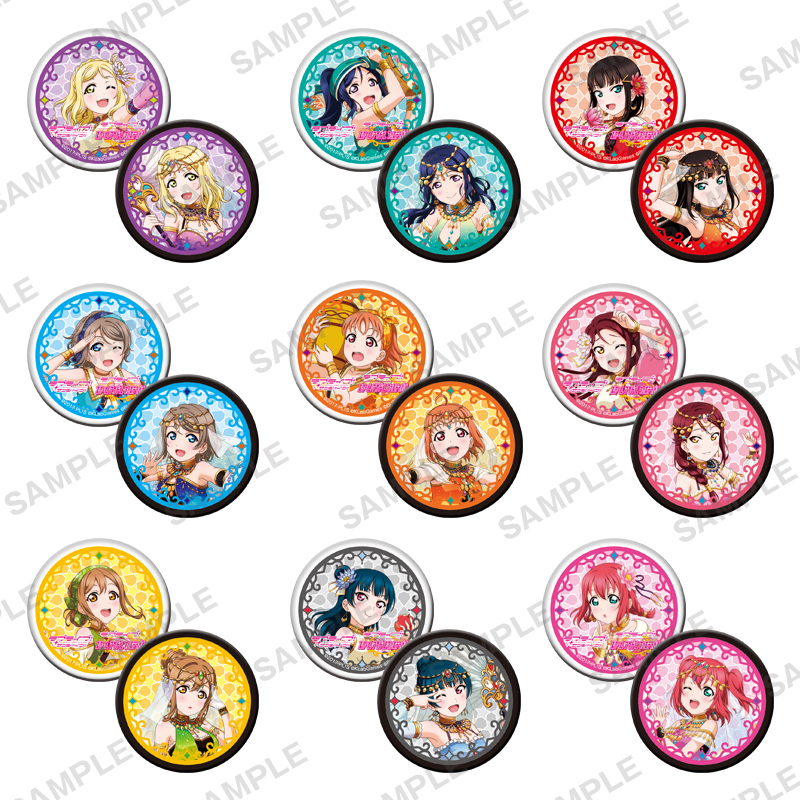 ラブライブ サンシャイン マグネット Aqours ラブライブ！サンシャイン!! リバーシアクリルマグネット｜商品