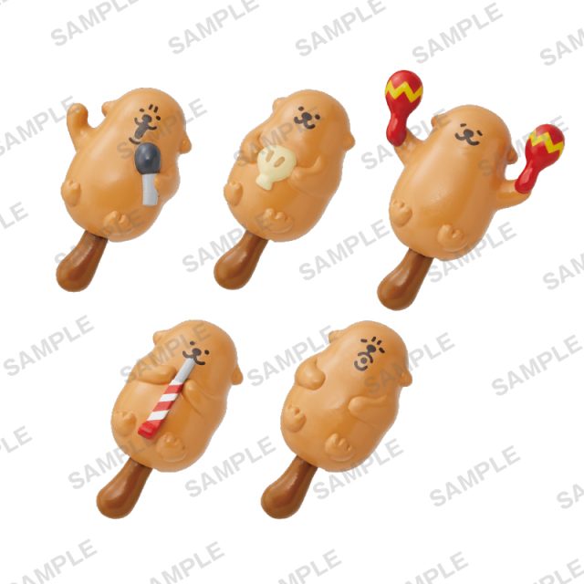 ラッコズ　しっぽふりふりストラップフィギュア