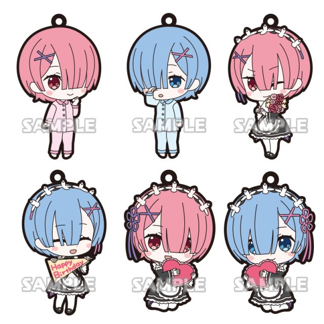 Re:ゼロから始める異世界生活　ラムとレムがいっぱいラバーストラップ vol.2