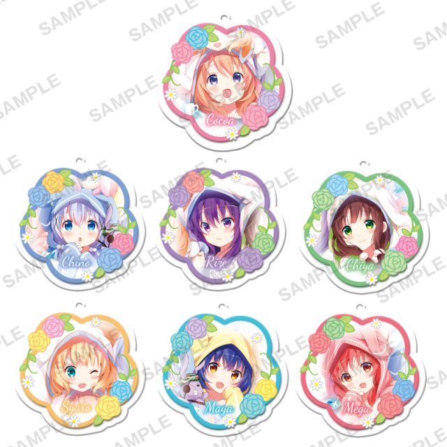 ご注文はうさぎですか？ BLOOM　カプセルアクリルストラップ vol.2