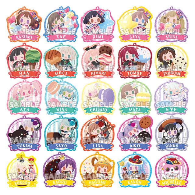 バンドリ！ ガールズバンドパーティ！　ラメアクリルストラップ スウィーツパーティver.