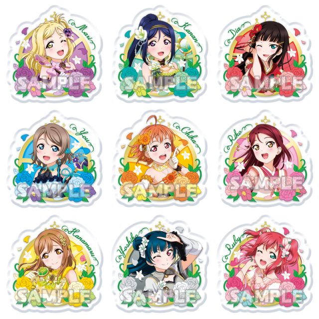 ラブライブ！サンシャイン!!　カプセルアクリルクリップ vol.1