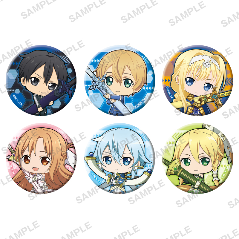 d➕SAO➕ キリト & キリ子 M-9000番系型 アクリルバッジ - メルカリ