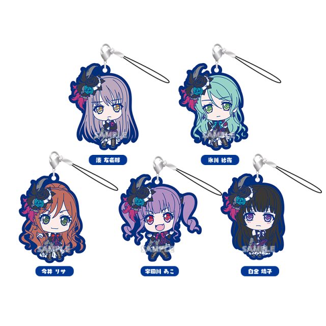 バンドリ！ ガールズバンドパーティ！　ラバーストラップ　Roselia ver.