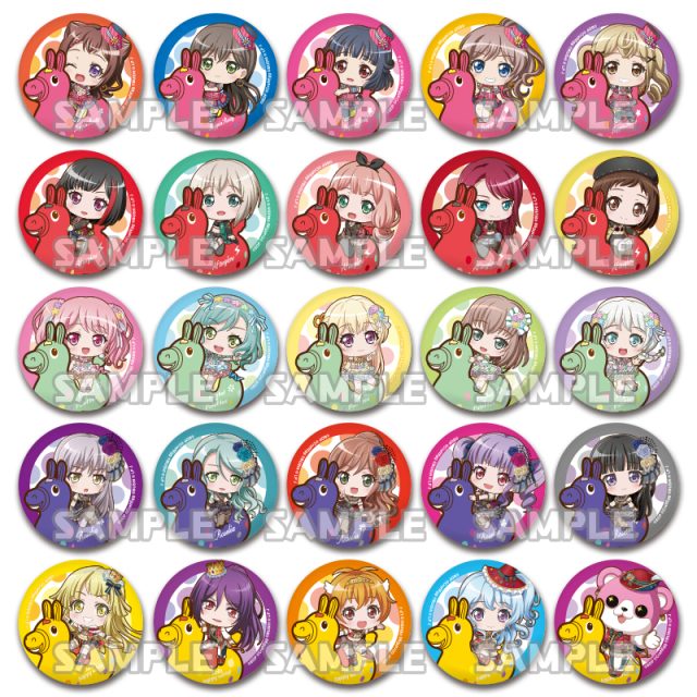 BanG Dream! ガールズバンドパーティ！ カプセルカンバッジ　ロディver.