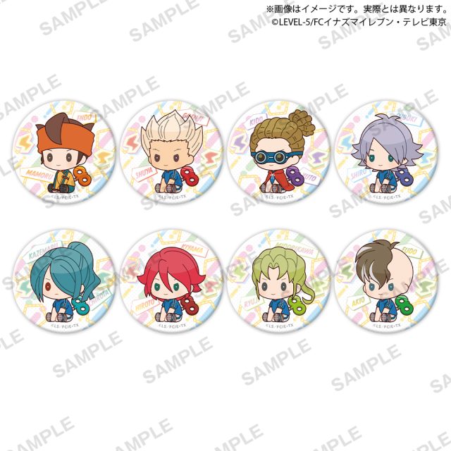 イナズマイレブン　ぺたっと ねじまきかんばっじ