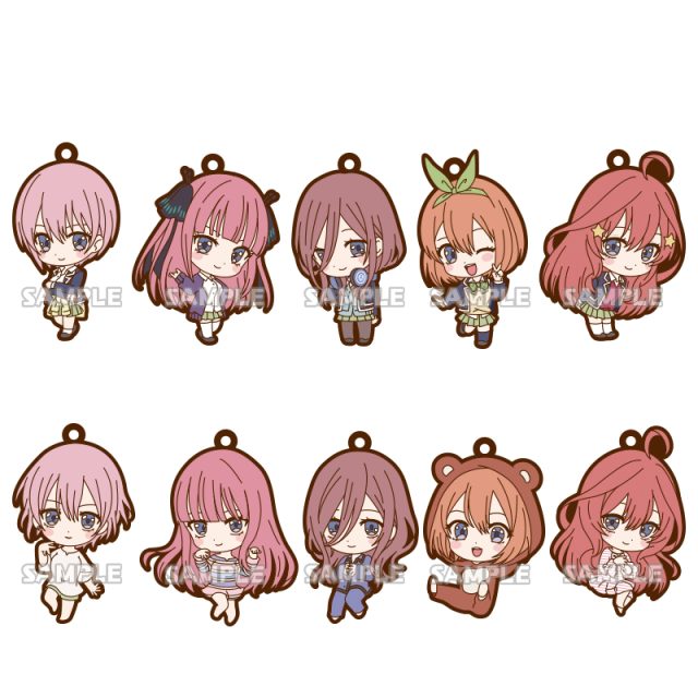 五等分の花嫁　カプセルラバーストラップ