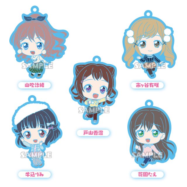 バンドリ！ ガールズバンドパーティ！　ラバーストラップ　Poppin’Party　vol.2