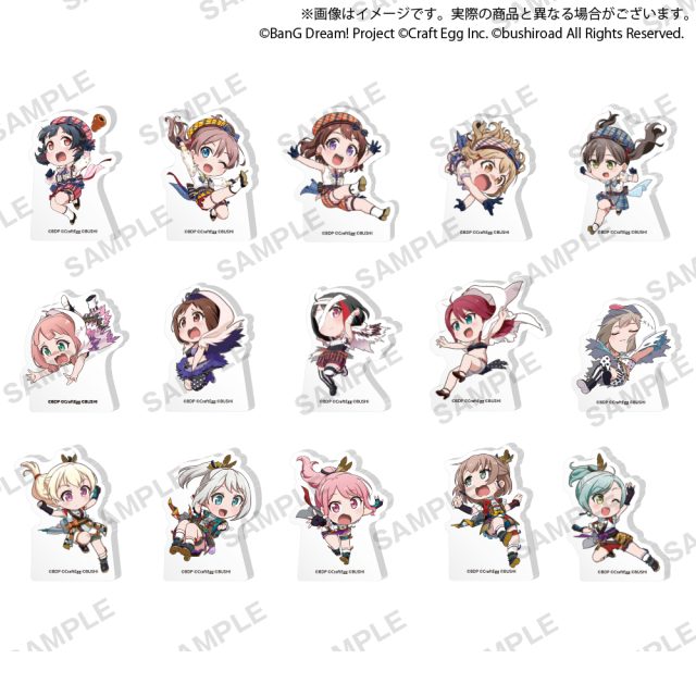 BanG Dream! ガルパ☆ピコ ふぃーばー！ ぶあついアクリルスタンド vol.1