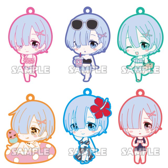 Re:ゼロから始める異世界生活　レムがいっぱいラバーストラップ　vol.4　Summer ver.