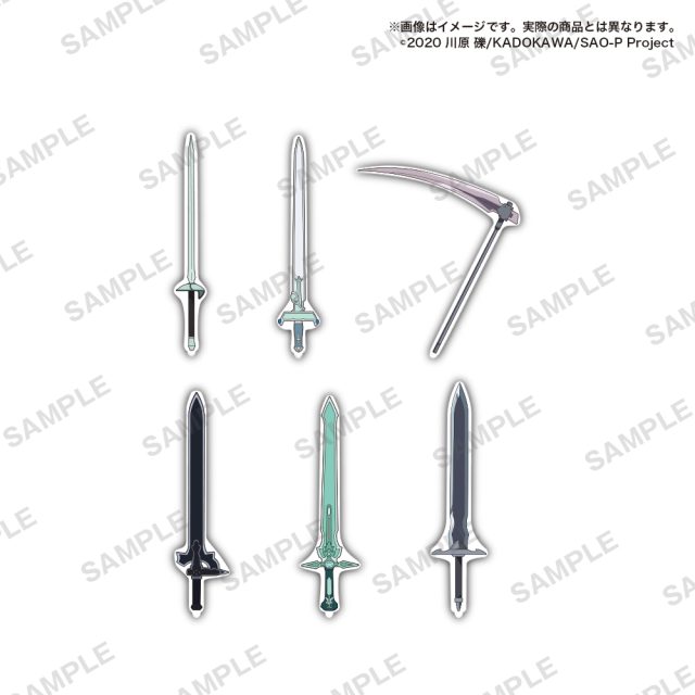 劇場版 ソードアート・オンライン-プログレッシブ-　星なき夜のアリア ソフビ武器コレクション
