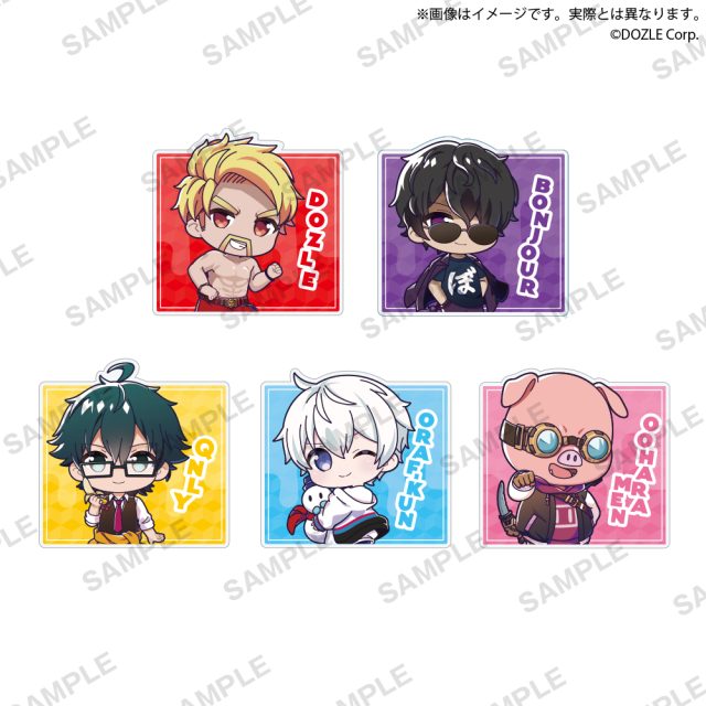 ドズル社　カプセルアクリルクリップ