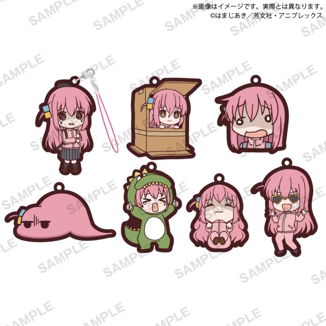 アニメ「ぼっち・ざ・ろっく！」　ぼっちちゃんがいっぱいカプセルラバーストラップ