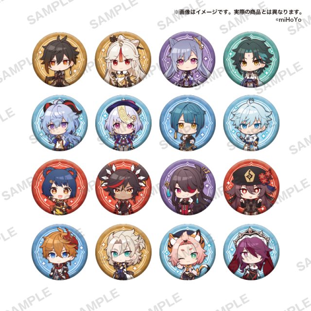 原神 カプセル缶バッジ vol.2