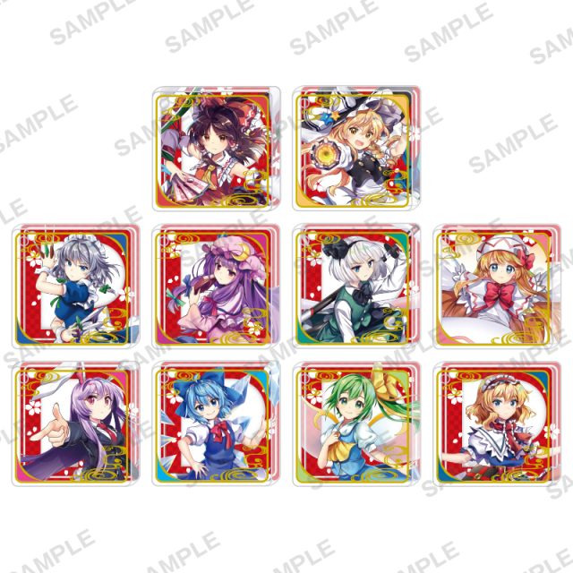 東方LostWord　ジュエルアクリルキーホルダー