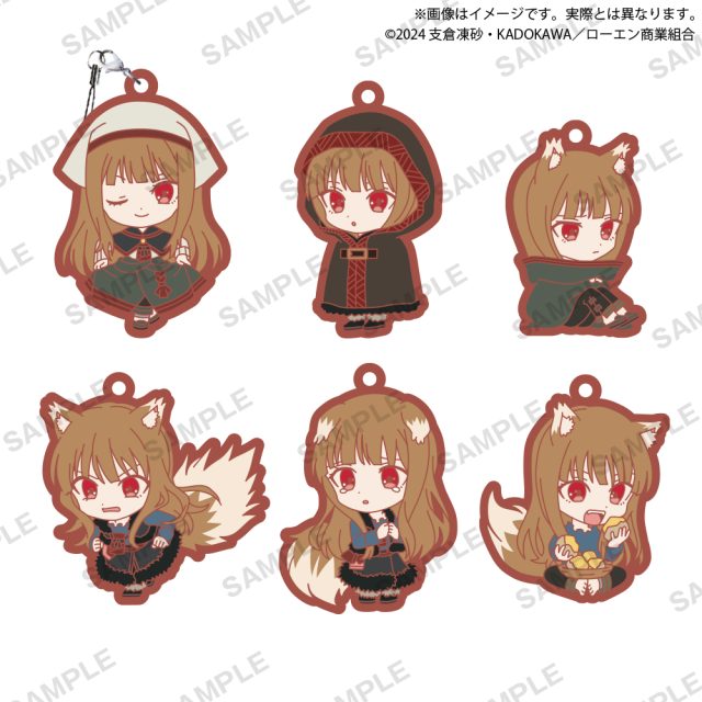 狼と香辛料 MERCHANT MEETS THE WISE WOLF　ホロがいっぱいカプセルラバーストラップvol.2