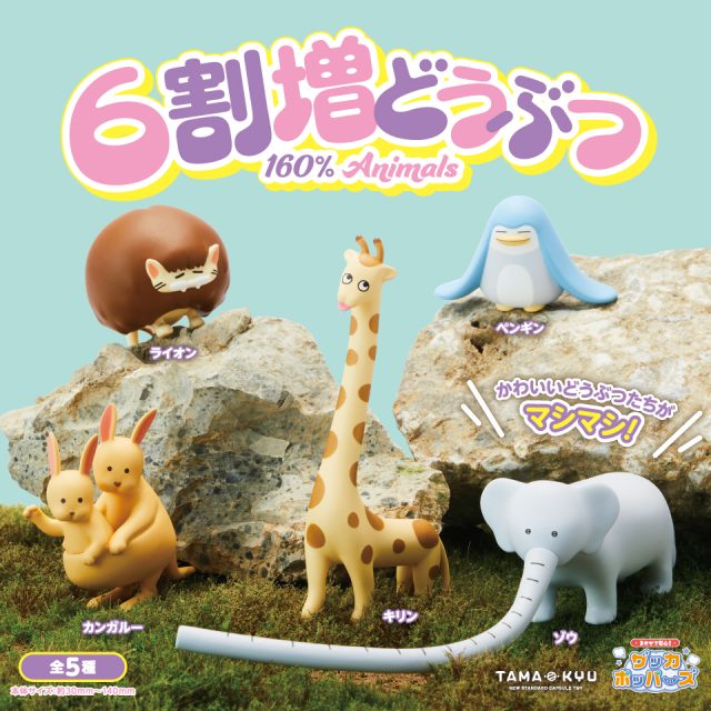 ６割増どうぶつ